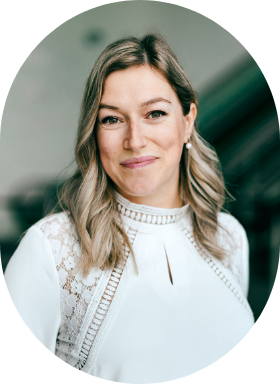 Portrait of Claudia Gemme, marketing manager at Sollio Agriculture.