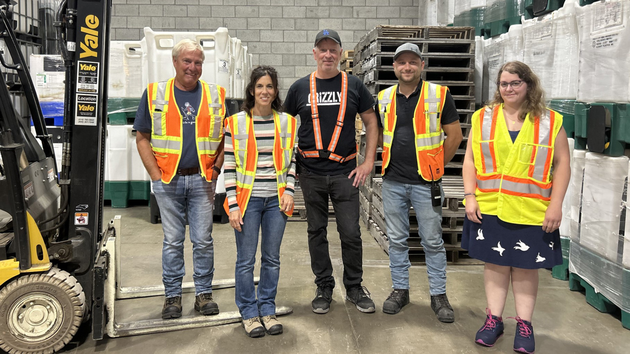 L'équipe de secourismes du Centre de distribution de Longueuil.