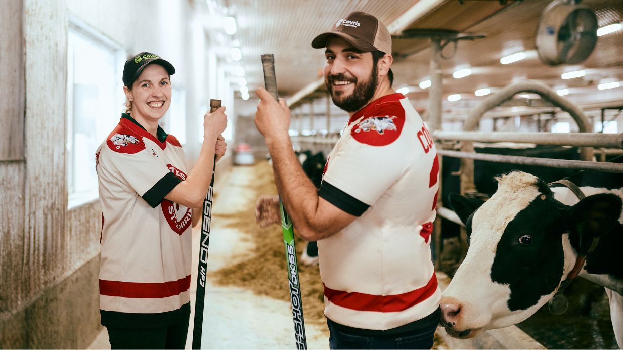 Camille Beauchemin et Dany Courchesne font équipe à la Ferme N.C.L.