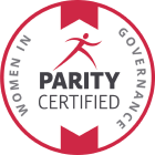 Women in Governance Parity Certification Logo