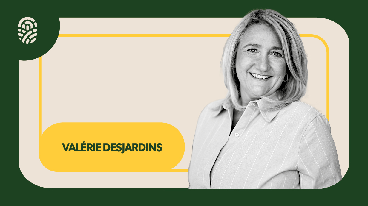 Portrait de Valérie Desjardins, superviseure aux comptes à payer chez Sollio Agriculture.