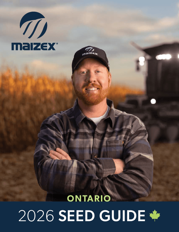 Couverture du guide des semences Ontario 2026.