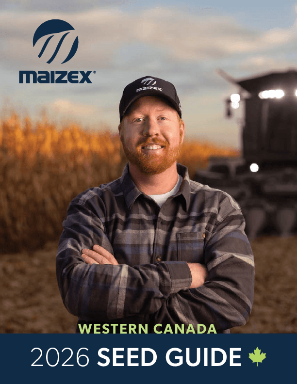 Cover of the Western Canada 2026 seed guide.