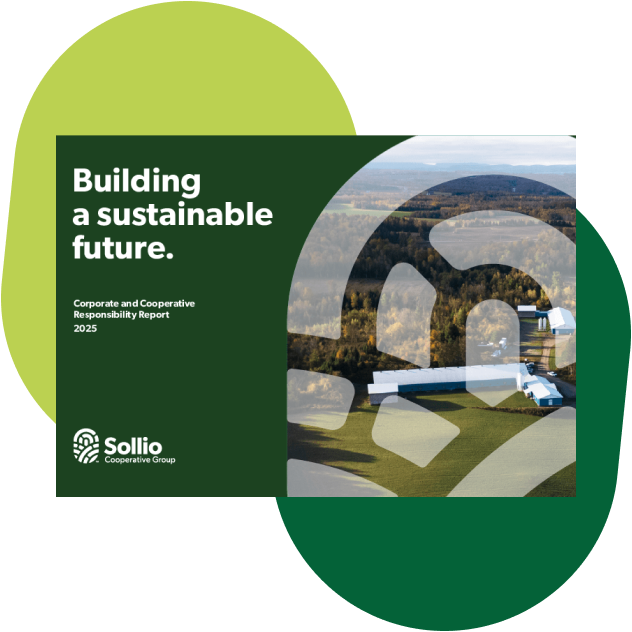 Cover of the corporate and cooperative responsibility report 2025.