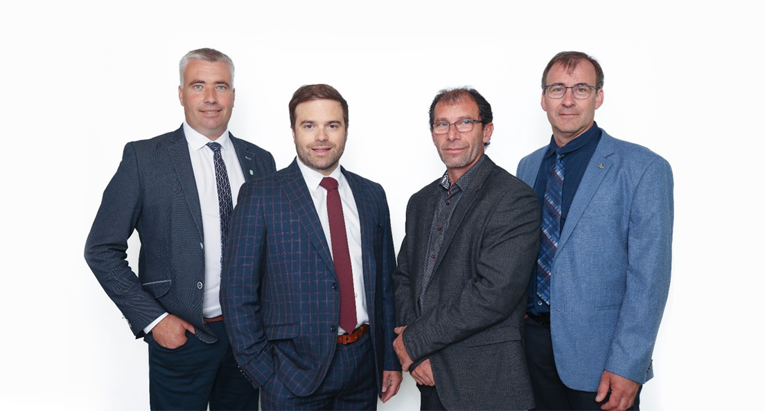 Les membres du partenariat agricole Sollio & Unoria Agriculture coopérative
